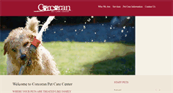 Desktop Screenshot of corcoranpetcarecenter.com