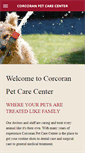 Mobile Screenshot of corcoranpetcarecenter.com